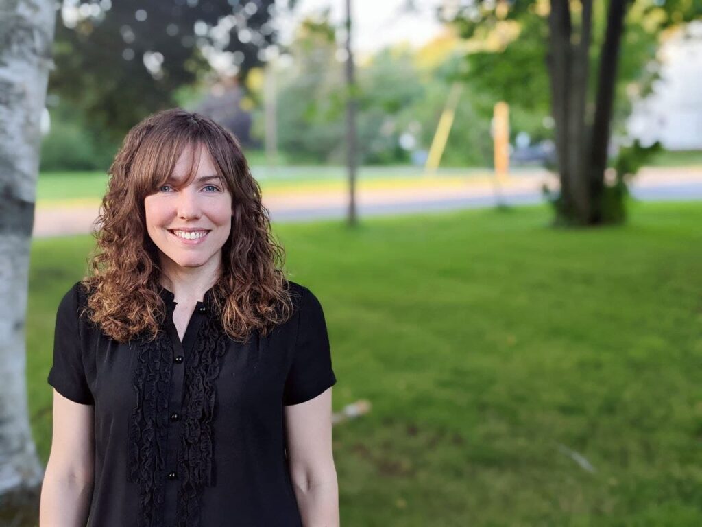 Nina Lipscombe, new resident and business owner in Houlton, Maine